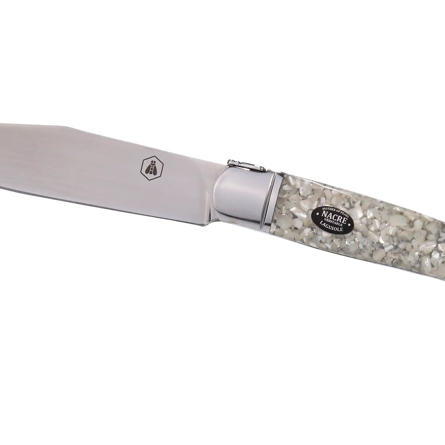 LAGUIOLE Coffret 4 couteaux Nacre véritable