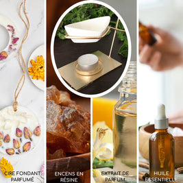 Brûleur Huile et Fondant Parfumé Matelot métal et céramique