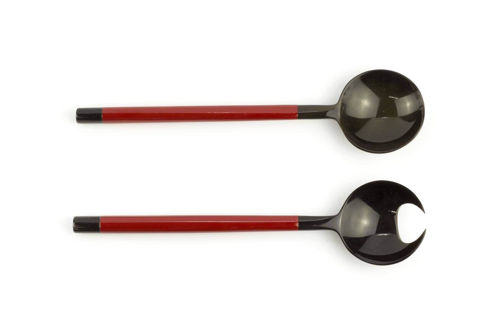 Couverts ronds en forme de griffe de crabe avec laque rouge: Rouge