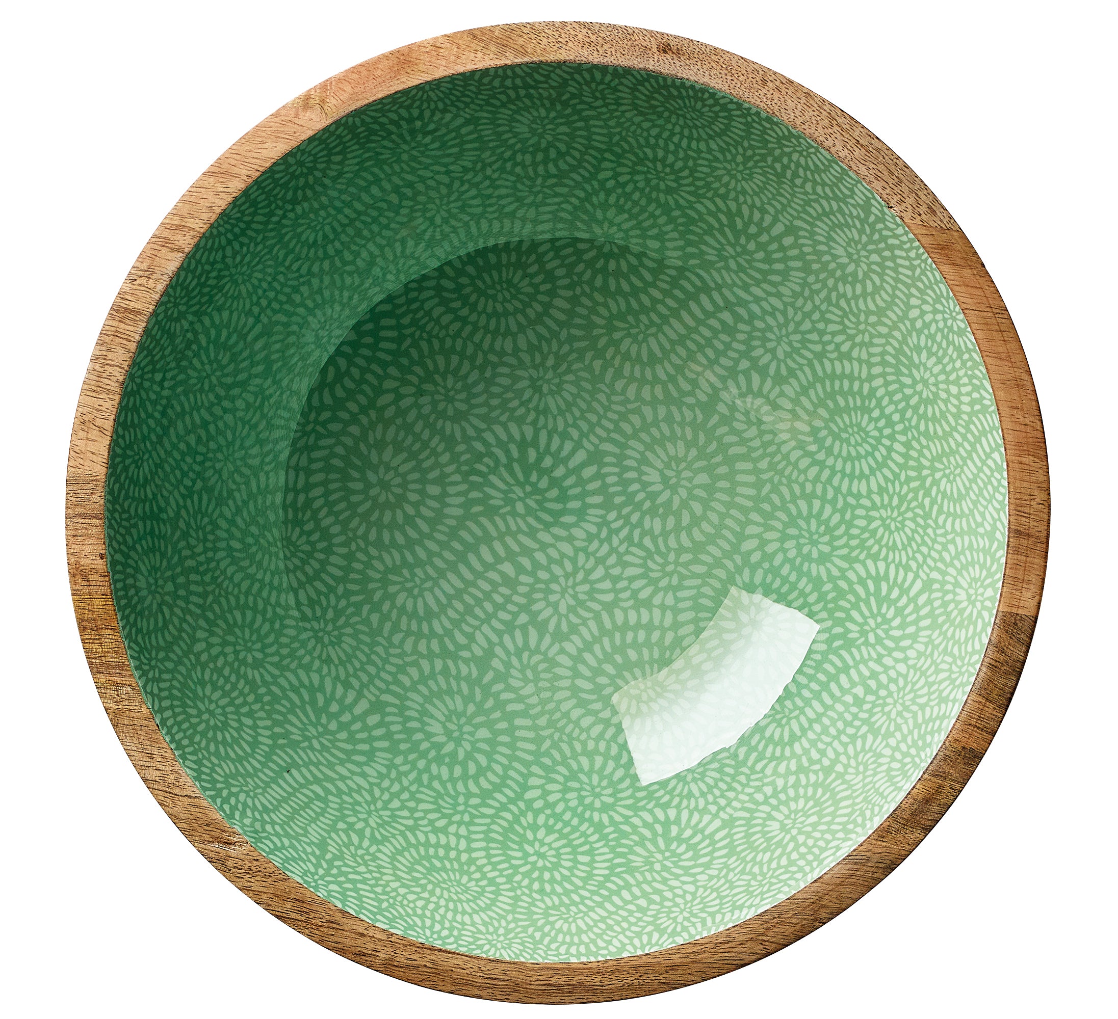Saladier BRUSH GREEN, mangue, Ø 30 cm