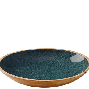Coupe MINERAL COAL, mangue, Ø 35 cm x 6 cm