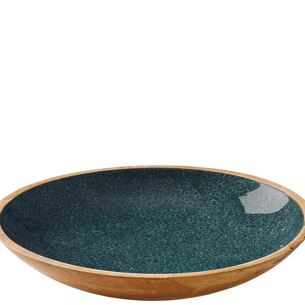 Coupe MINERAL COAL, mangue, Ø 35 cm x 6 cm