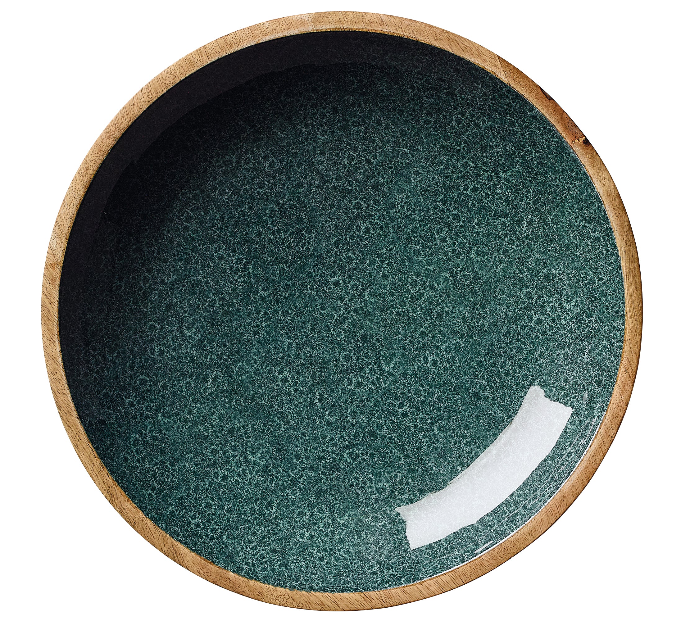 Coupe MINERAL COAL, mangue, Ø 35 cm x 6 cm