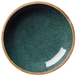 Coupe MINERAL COAL, mangue, Ø 35 cm x 6 cm