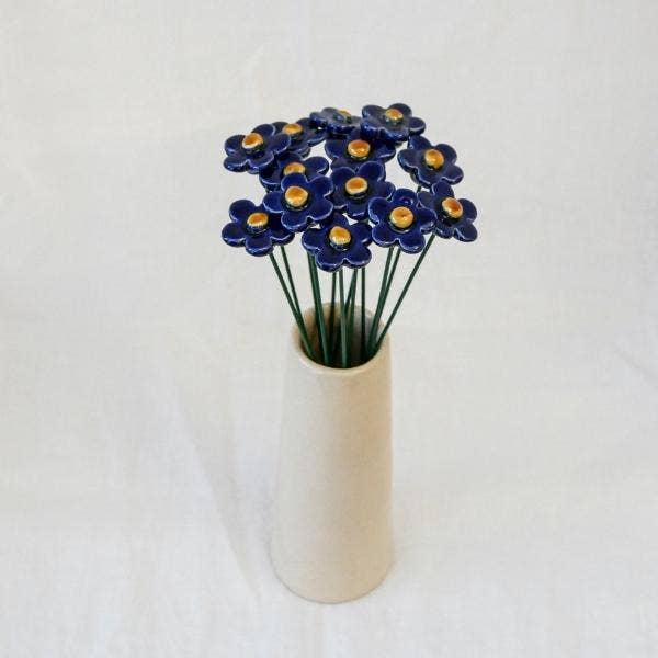Fleur de fraisier - Ø environ 2,5 cm: Jaune
