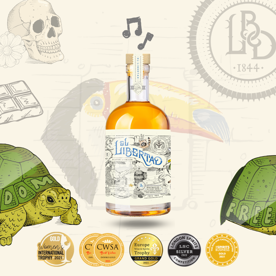 El Libertad Rhum - Flavor Of Origin: 70 cl /40 %