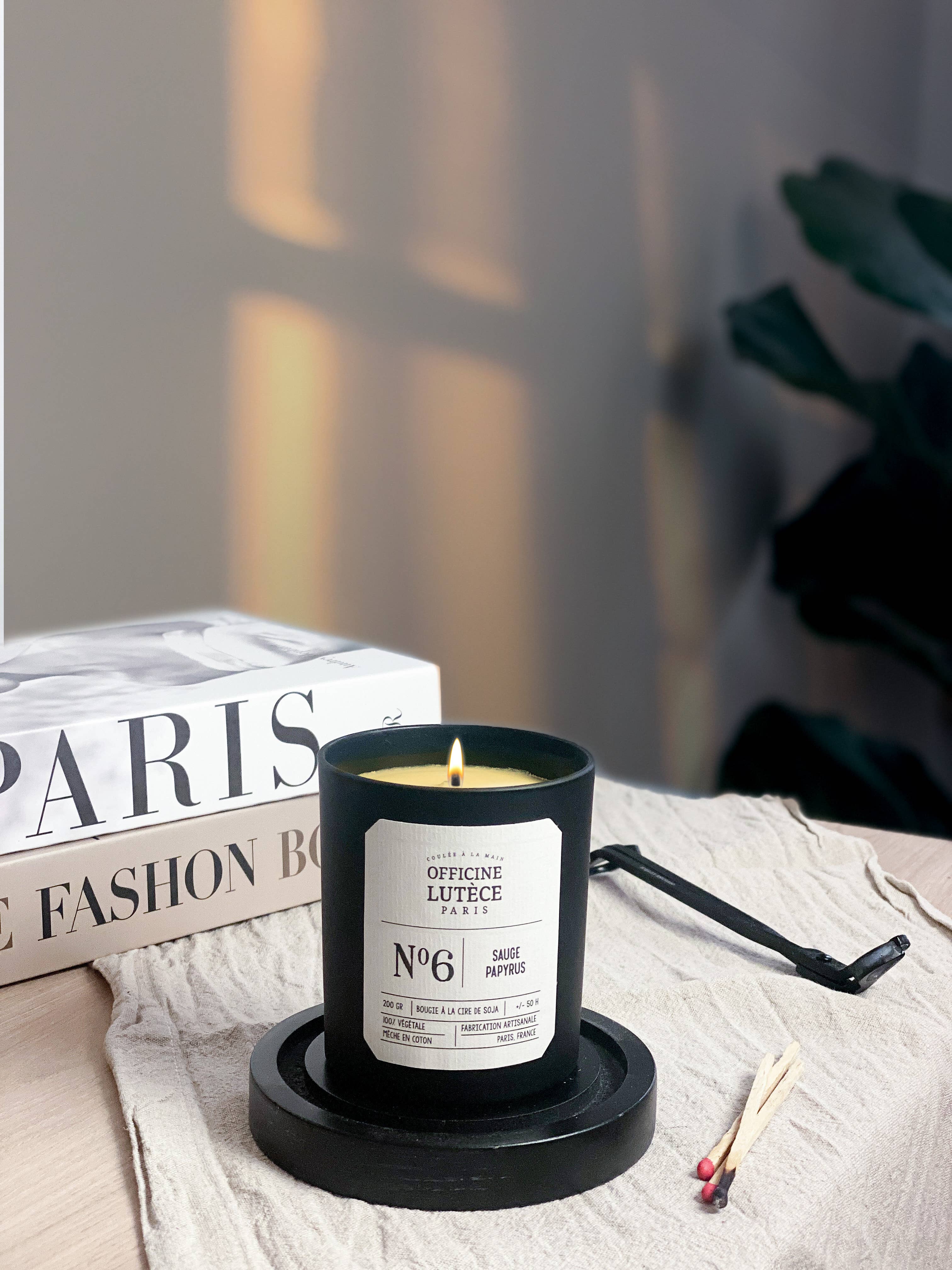 Bougie Parfumée Nº6 Sauge Papyrus