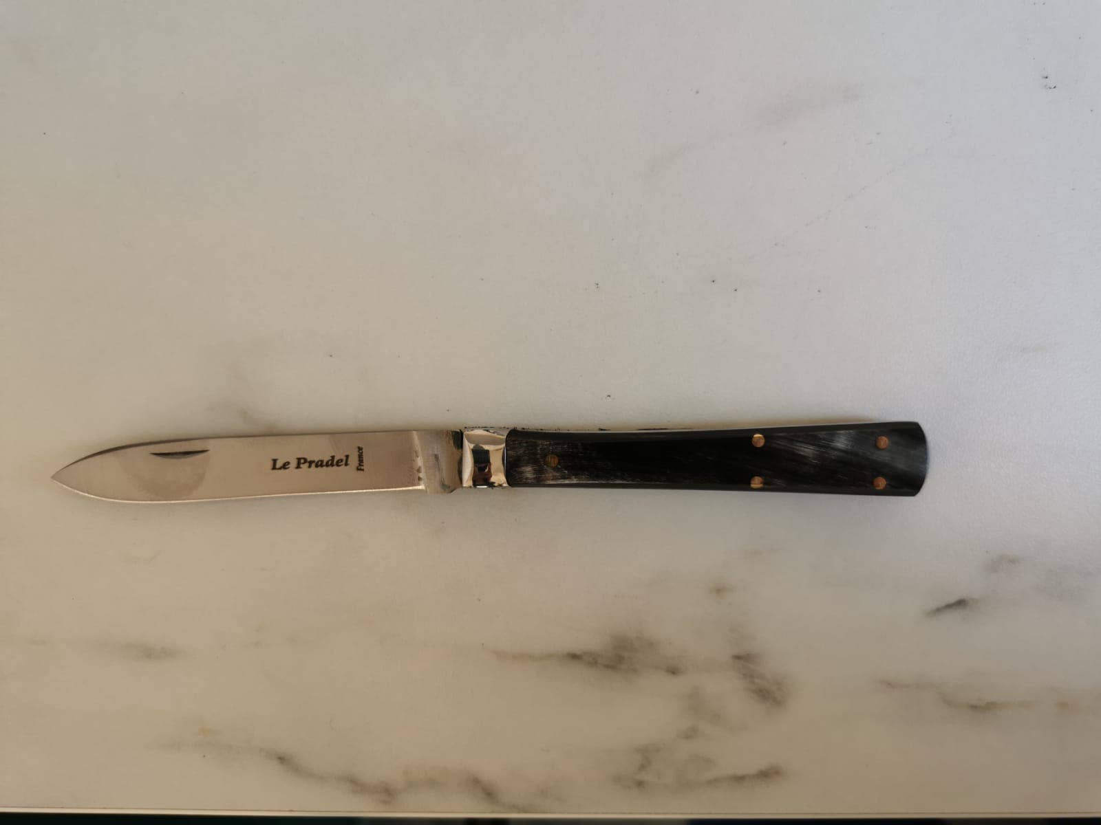 Couteau de poche PRADEL Corne France: 9CM