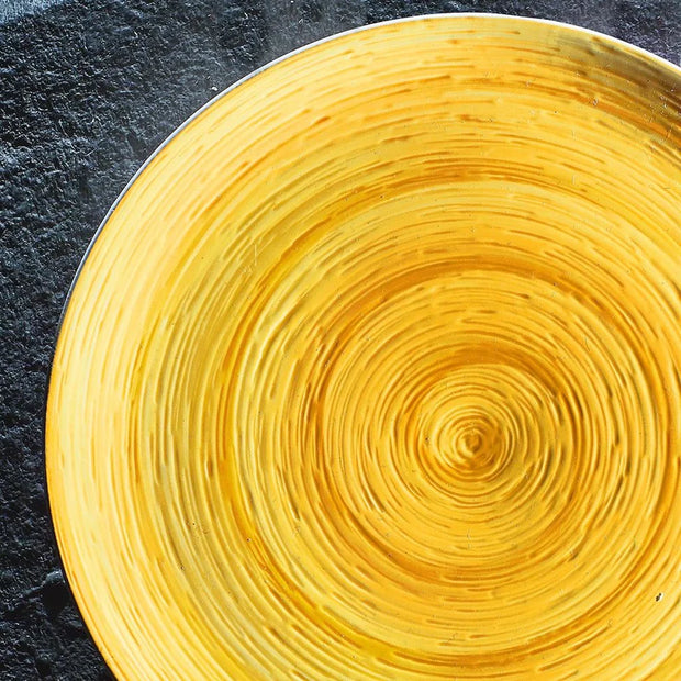 Assiette creuse MEMENTO, 27cm, Jaune, SERAFINO