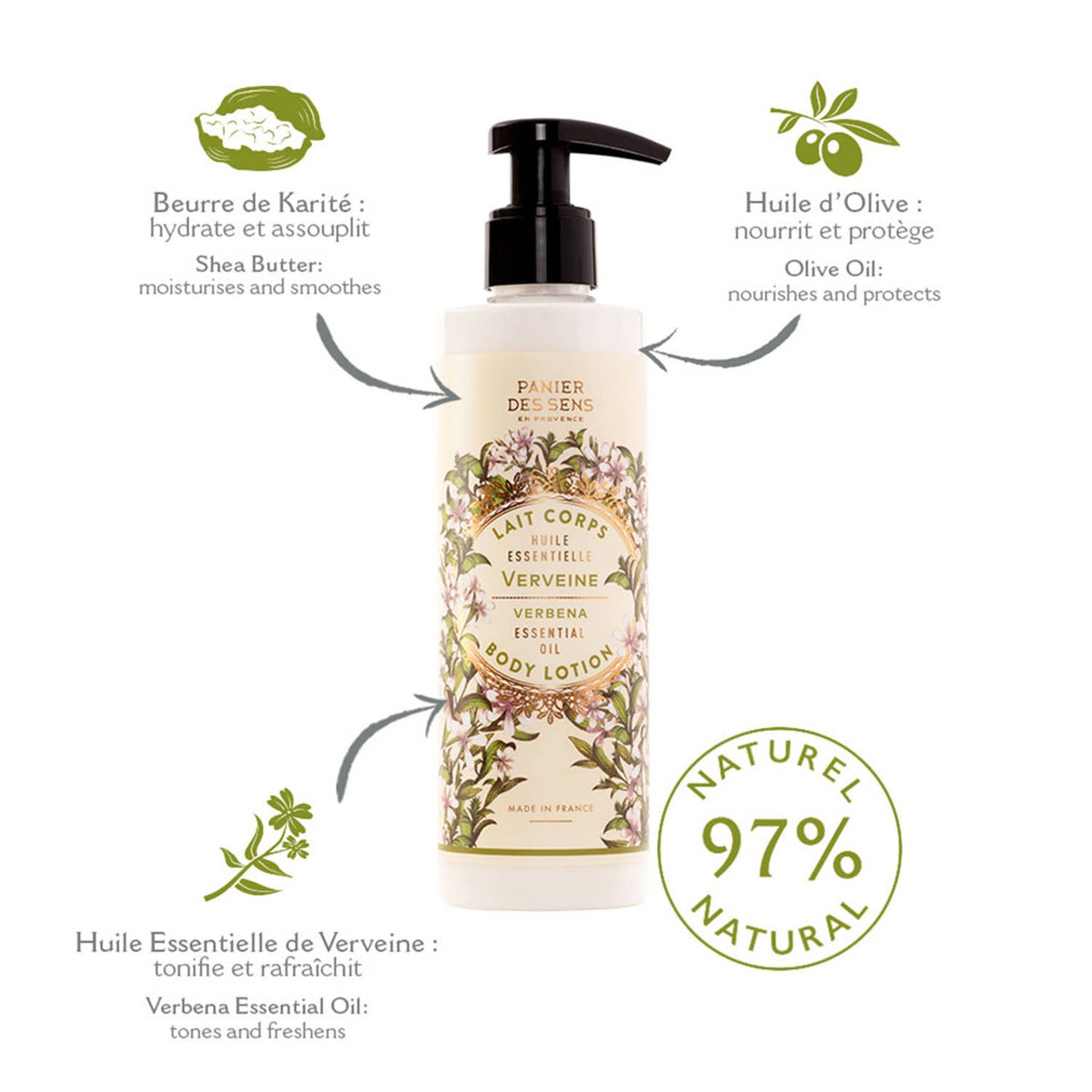 Lait Corps 250 ml | Verveine