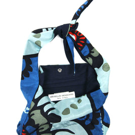 Sac Bobby en Soie Mogador Bleu