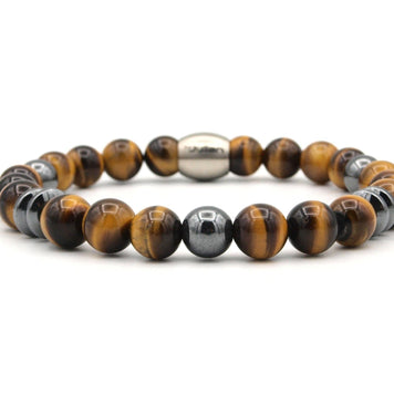Bracelet Nane Musim œil de tigre: M-L 18 à 19 cm
