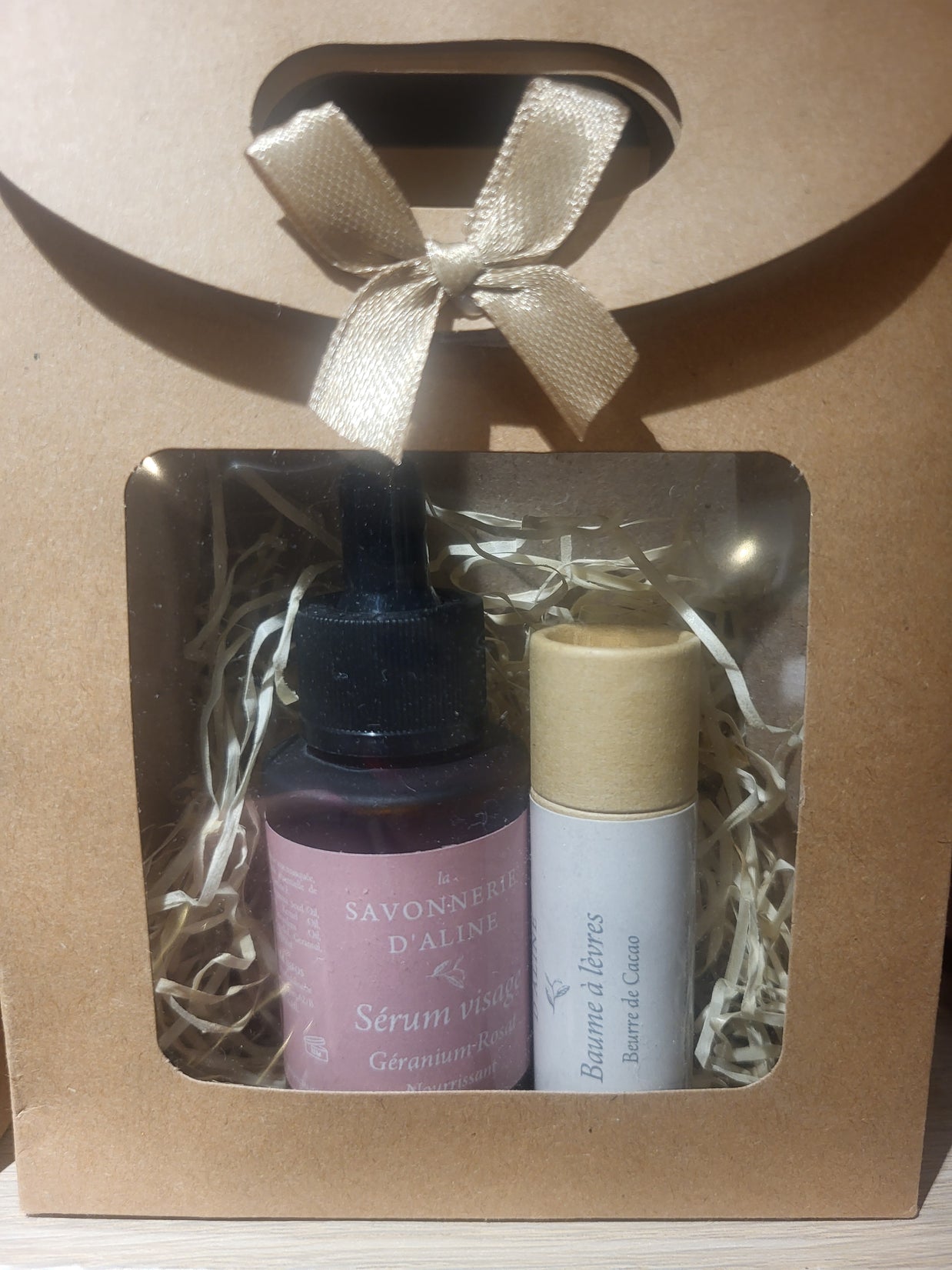 Coffret  Sérum Géranium + beurre de cacao