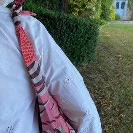 Sac Bobby en Soie Forget me not Rose