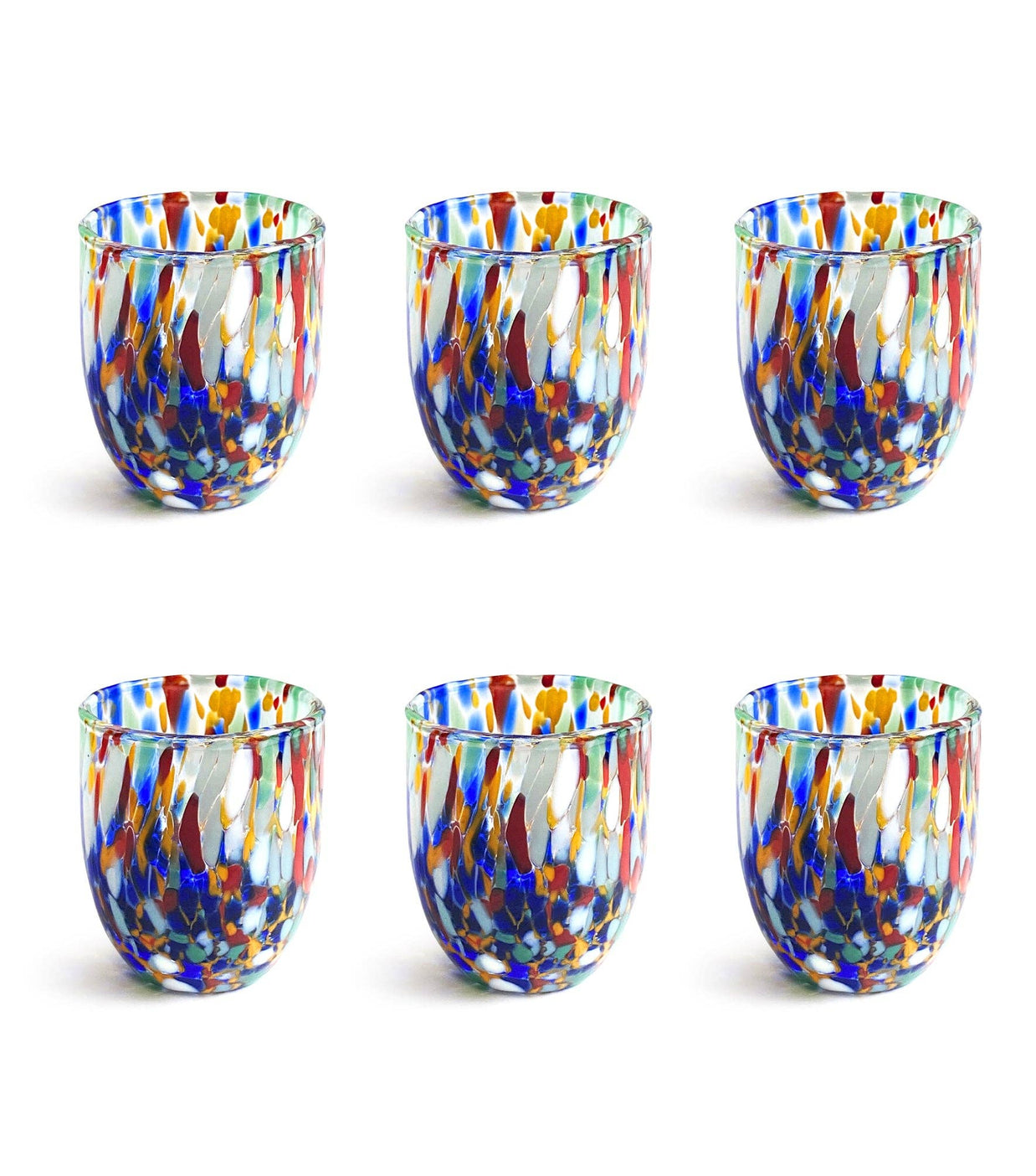 Verre à SHOT en Verre "Les Couleurs de Murano" ARLEQUIN