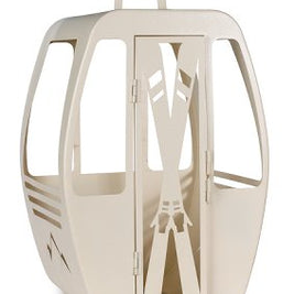 Lanterne métal téléphérique - Blanche
