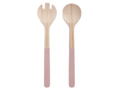 Couverts à salade Rose