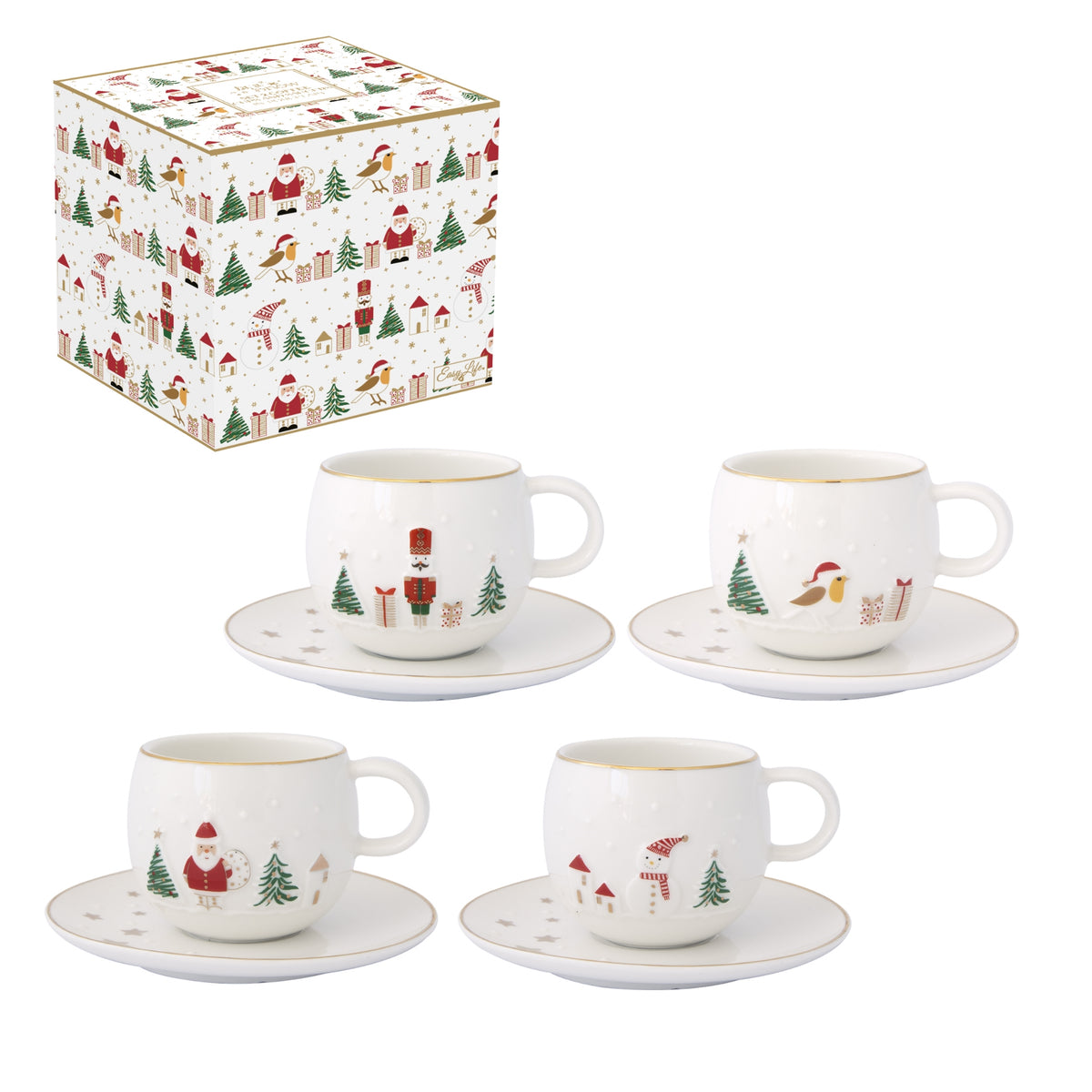 2 tasses à café 12cl LET IT SNOW