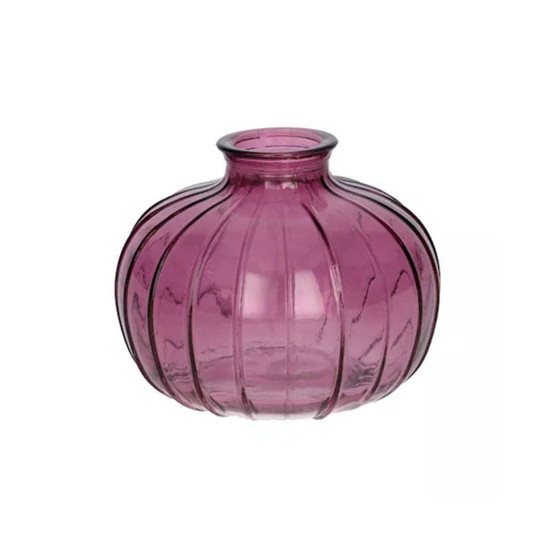 Bouteille Carmen Transparente Ronde Aubergine 8,5cm