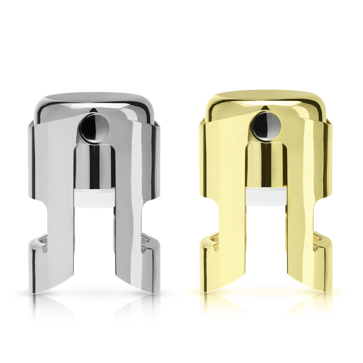 Bouchon de Champagne Fizz Chrome - Argent ou Or: Or