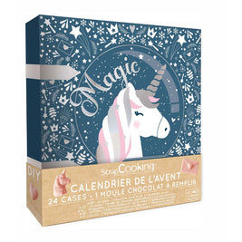 Calendrier de l'avent Licorne pour chocolat à remplir