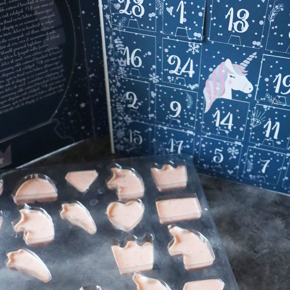 Calendrier de l'avent Licorne pour chocolat à remplir