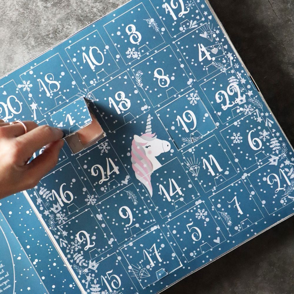 Calendrier de l'avent Licorne pour chocolat à remplir
