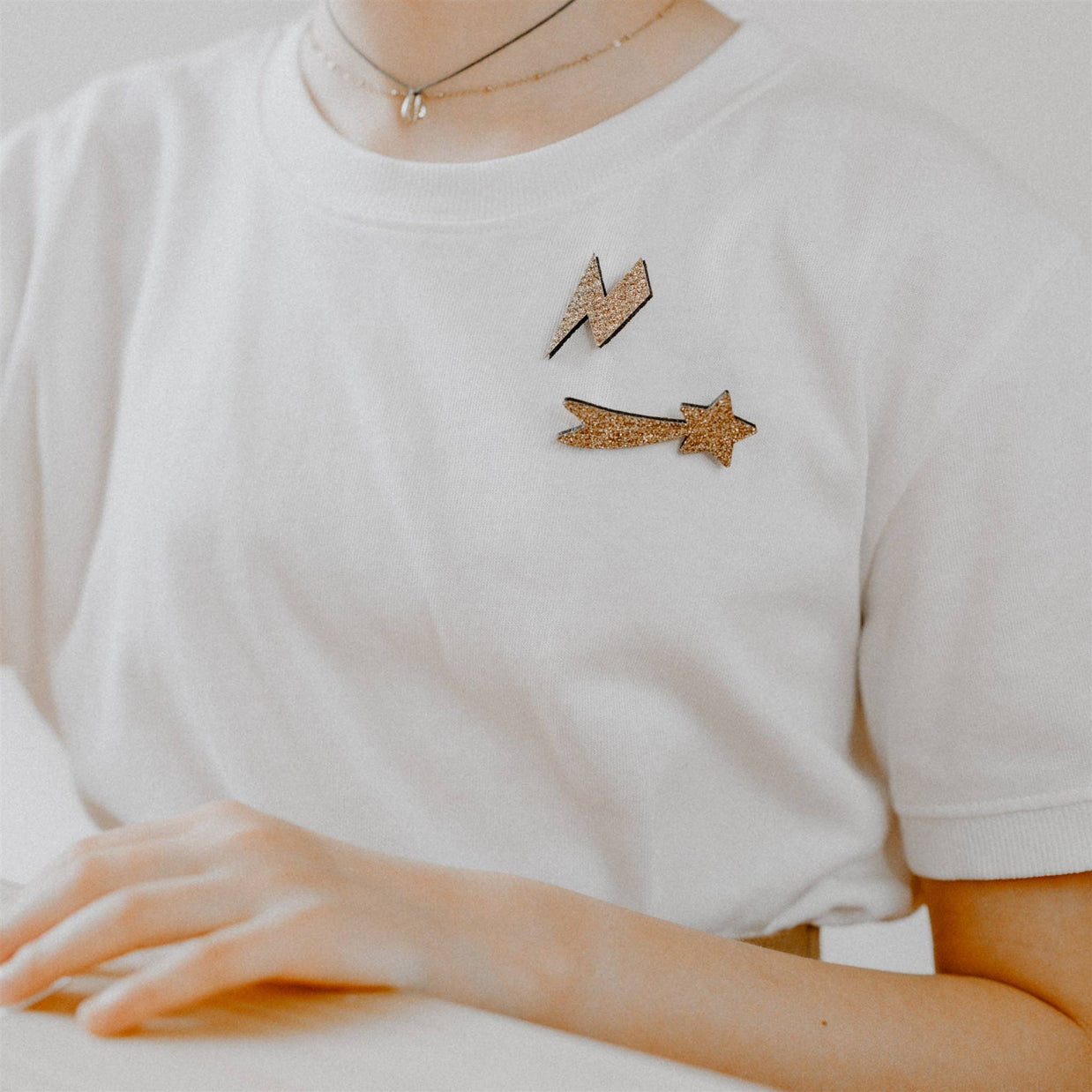 Pin's - Eclair: Doré