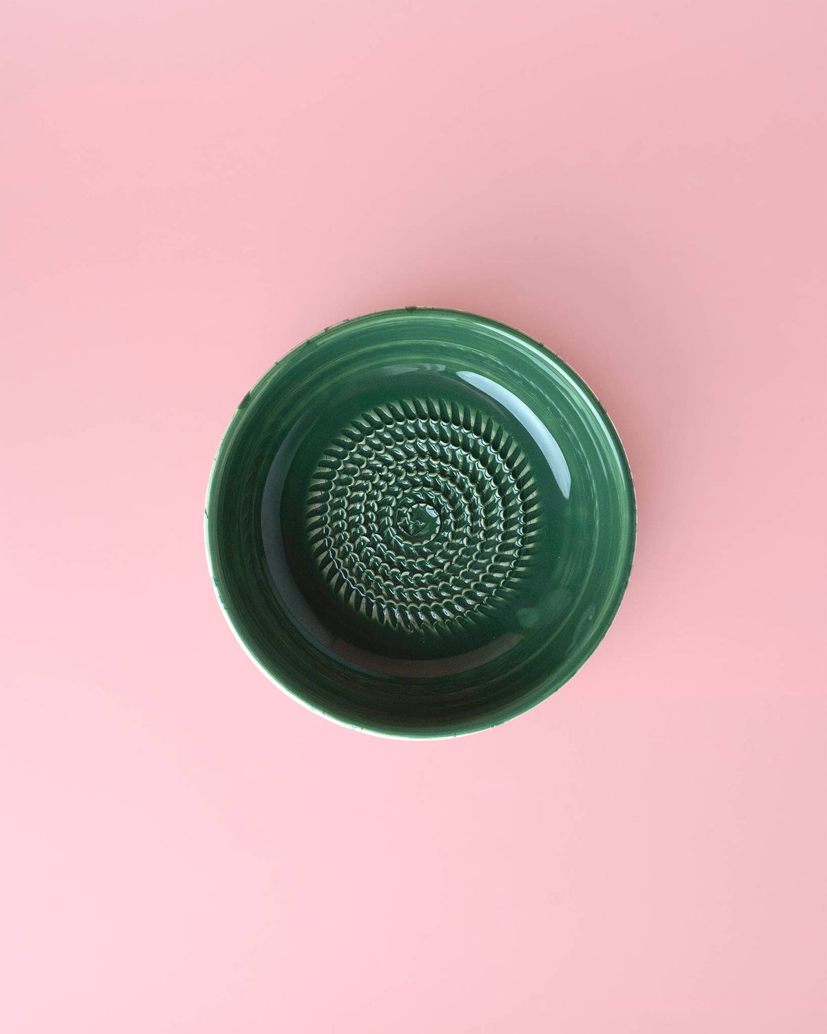 Râpe à ail - moyenne, en céramique, vert jade