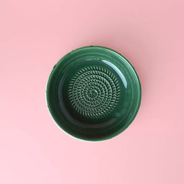 Râpe à ail - moyenne, en céramique, vert jade
