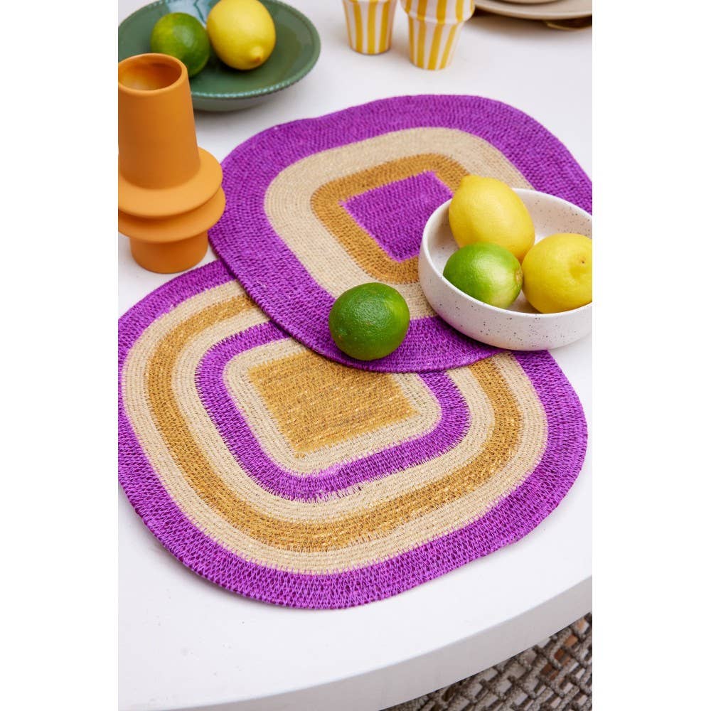 Set de table en jonc de mer - Mada Violet