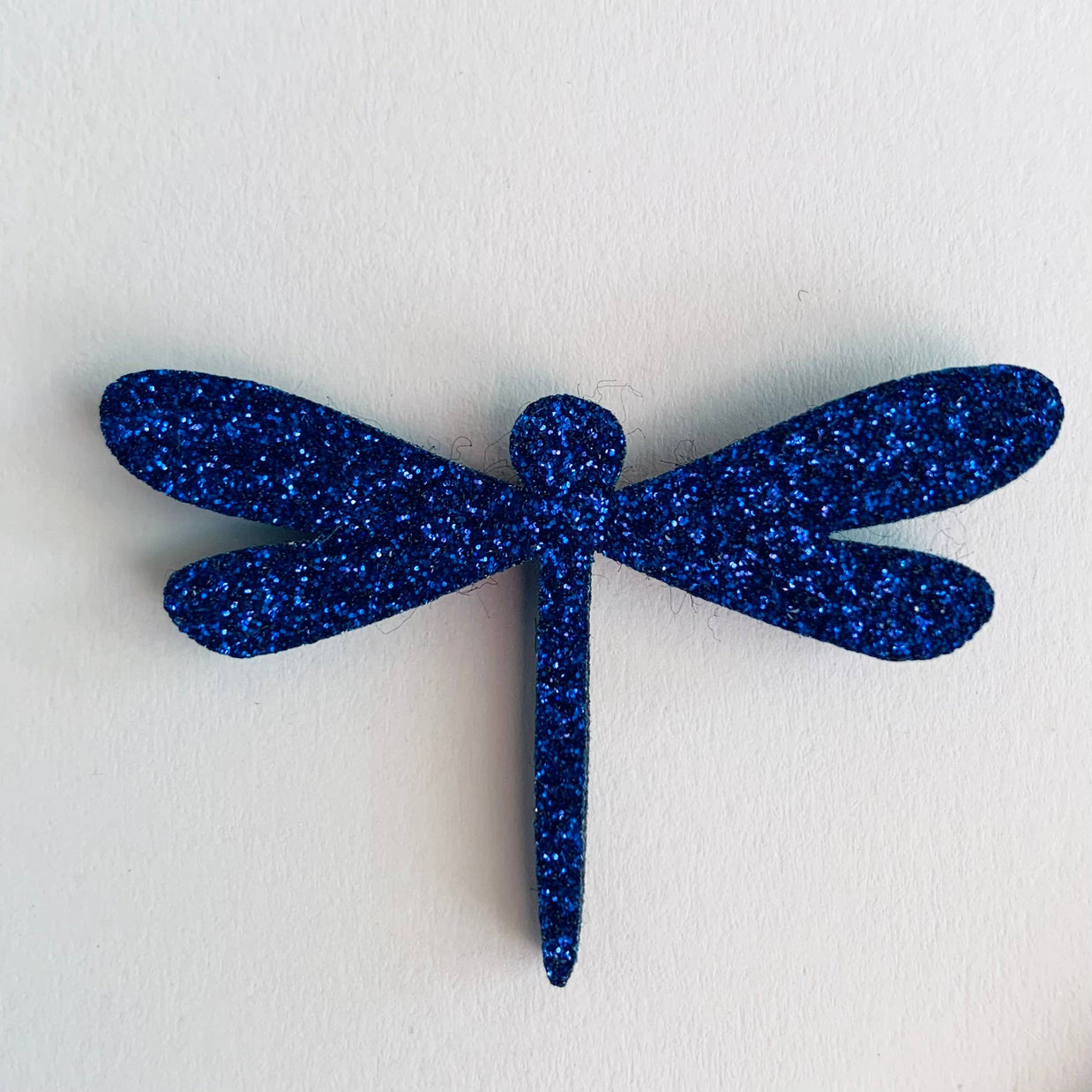 Pin's en paillettes - Libellule: Argenté