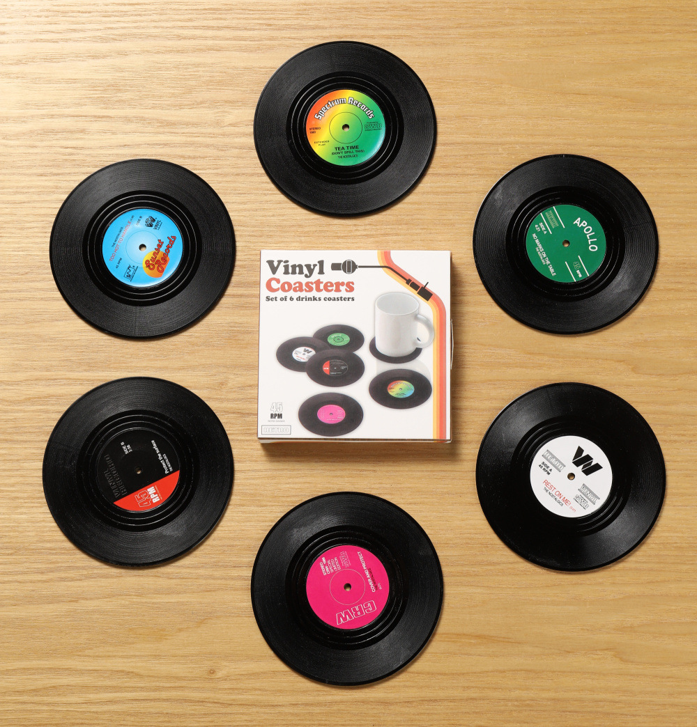 Dessous de verre LP - Boîte de 6 pièces