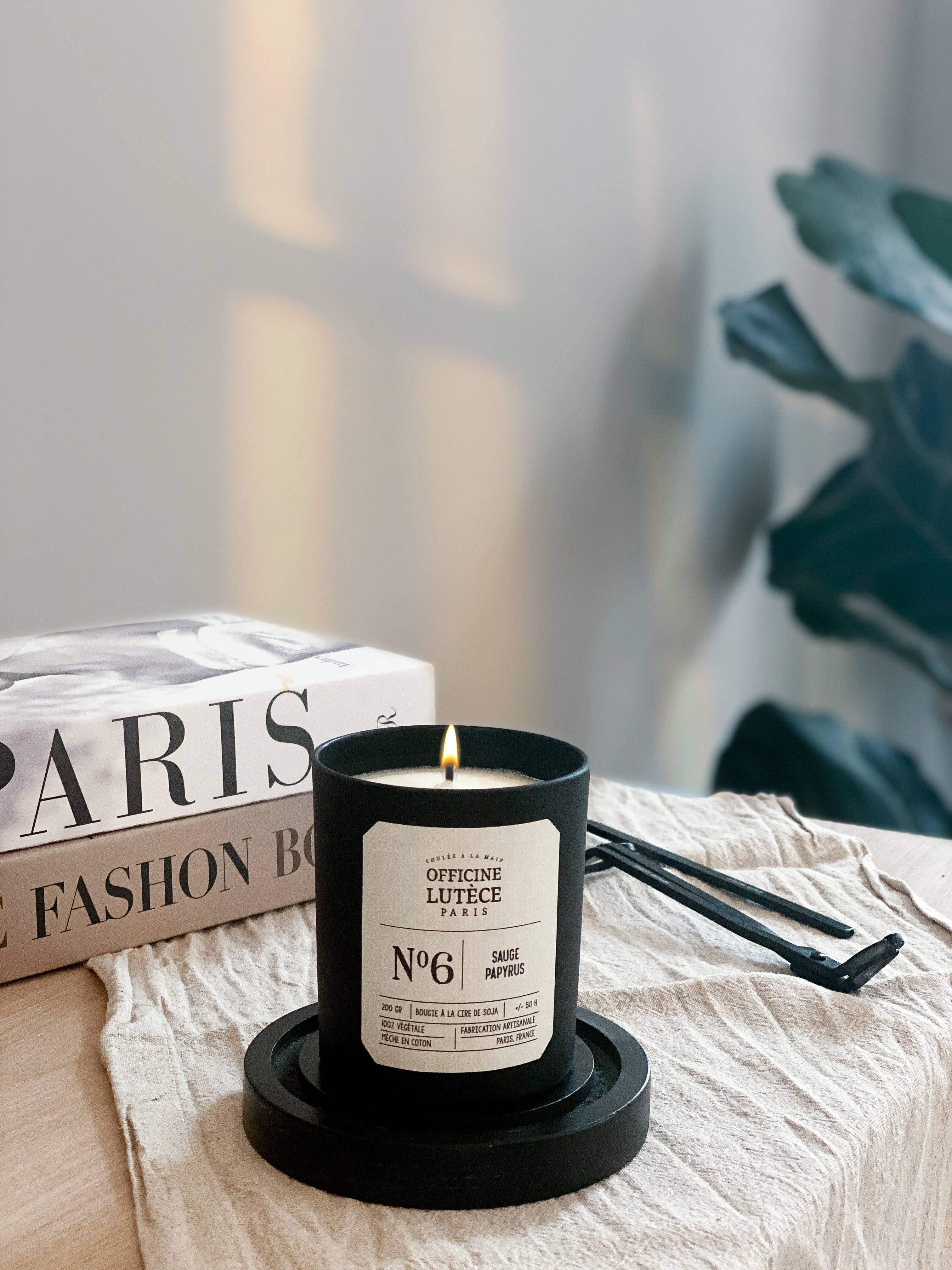 Bougie Parfumée Nº6 Sauge Papyrus