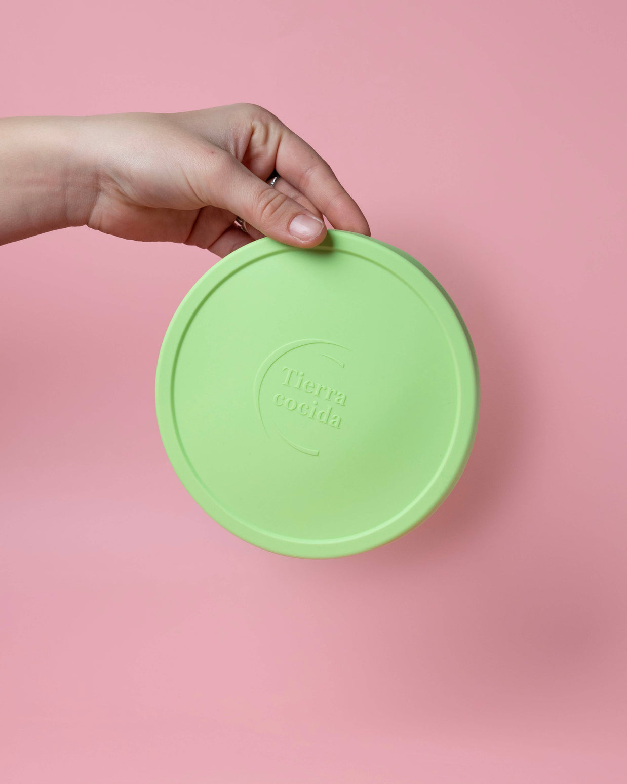 Couvercles en silicone réutilisables sans BPA / 2 tailles: Rose / Moyen