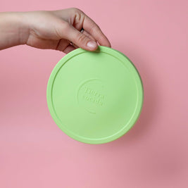 Couvercles en silicone réutilisables sans BPA / 2 tailles: Rose / Moyen