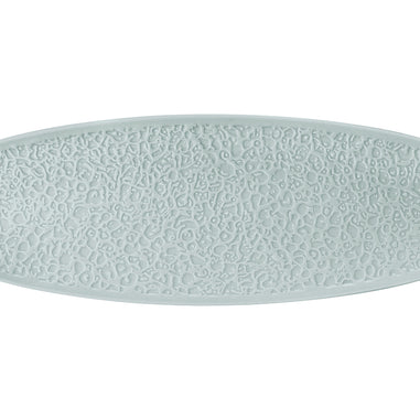 PLAT OVAL 44X14CM relief complet