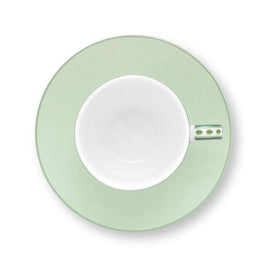 Paire tasse Expresso set 2 Lily & Lotus Light Green, Pip Studio