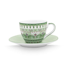 Paire tasse Expresso set 2 Lily & Lotus Light Green, Pip Studio