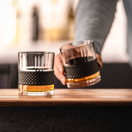 2 GOBELETS WHISKY NOIR - EISCH