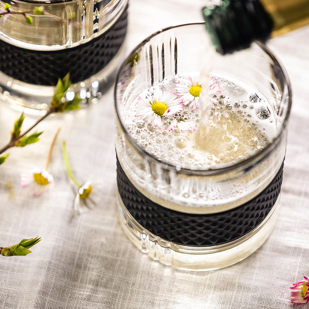 2 GOBELETS WHISKY NOIR - EISCH