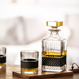 COFFRET CADEAU WHISKY NOIR AVEC CARAFE