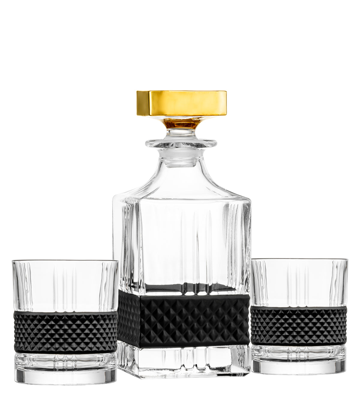 COFFRET CADEAU WHISKY NOIR AVEC CARAFE