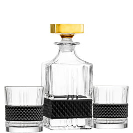 COFFRET CADEAU WHISKY NOIR AVEC CARAFE