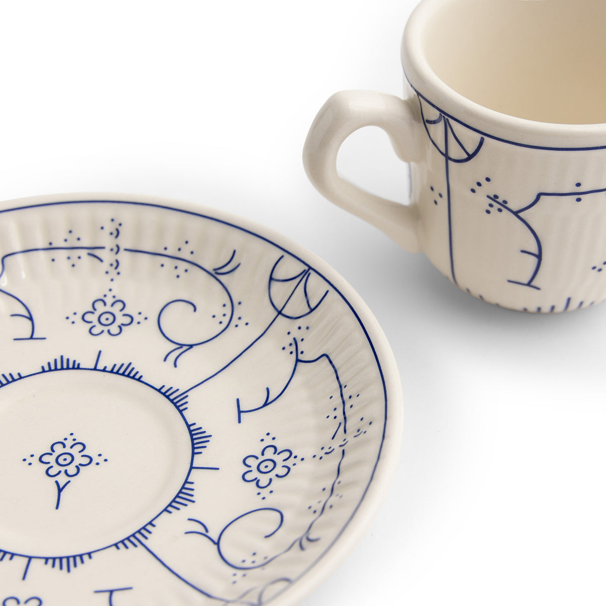 TASSE ET SOUCOUPE 0,12L - COPENHAGUE - ROYAL BOCH