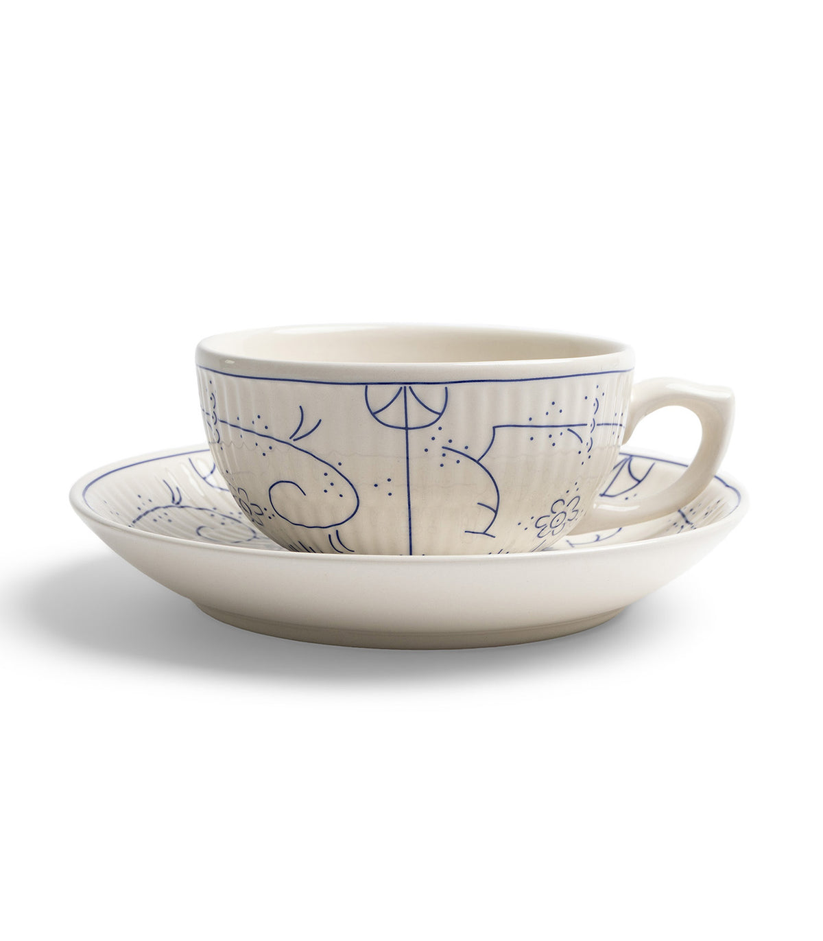 TASSE ET SOUCOUPE 0,25L - COPENHAGUE - ROYAL BOCH