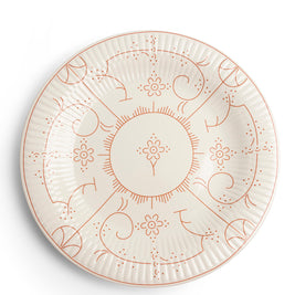ASSIETTE CREUSE 24.5CM -ROYAL BOCH COPENHAGUE CORAL ROSE