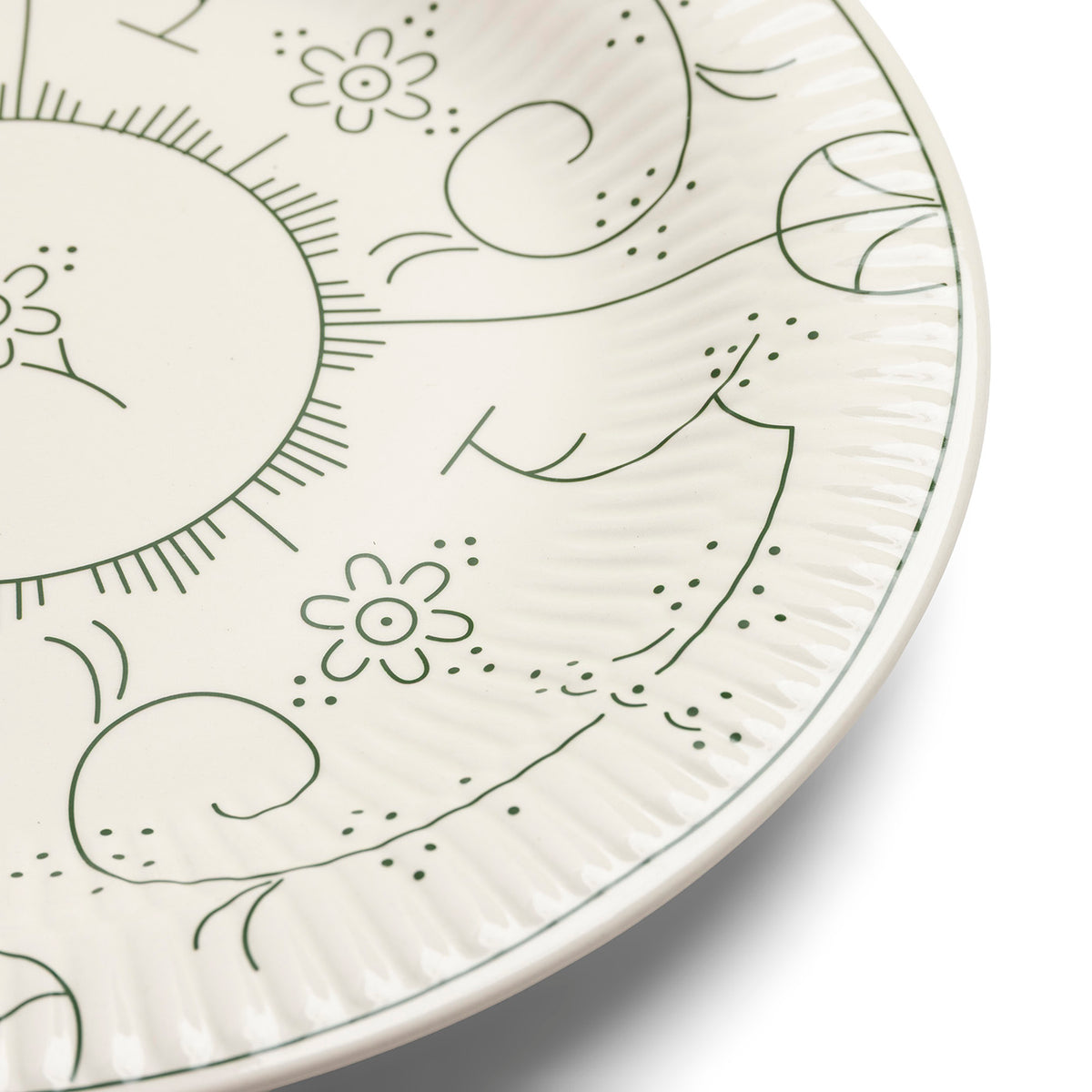 ASSIETTE PLATE 21CM-ROYAL BOCH COPENHAGUE VIBRANT GREEN