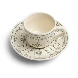 TASSE ET SOUCOUPE 0,2L-ROYAL BOCH COPENHAGUE VIBRANT GREEN