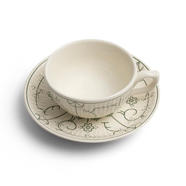 TASSE ET SOUCOUPE 0,25L-ROYAL BOCH COPENHAGUE VIBRANT GREEN